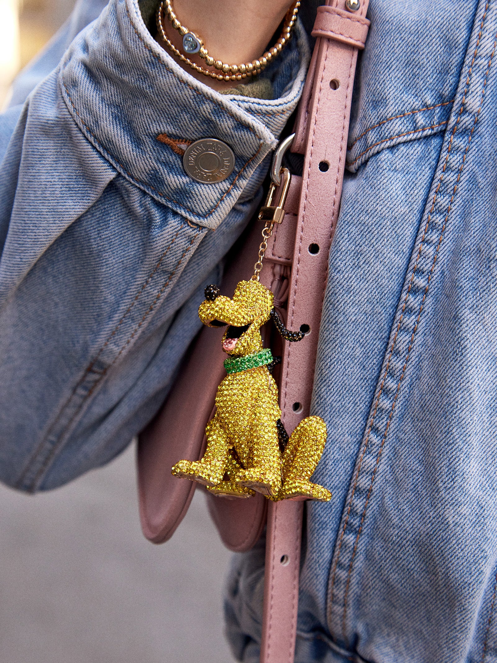 Disney Pluto Classic Pavé Bag Charm - Pluto - Image 3