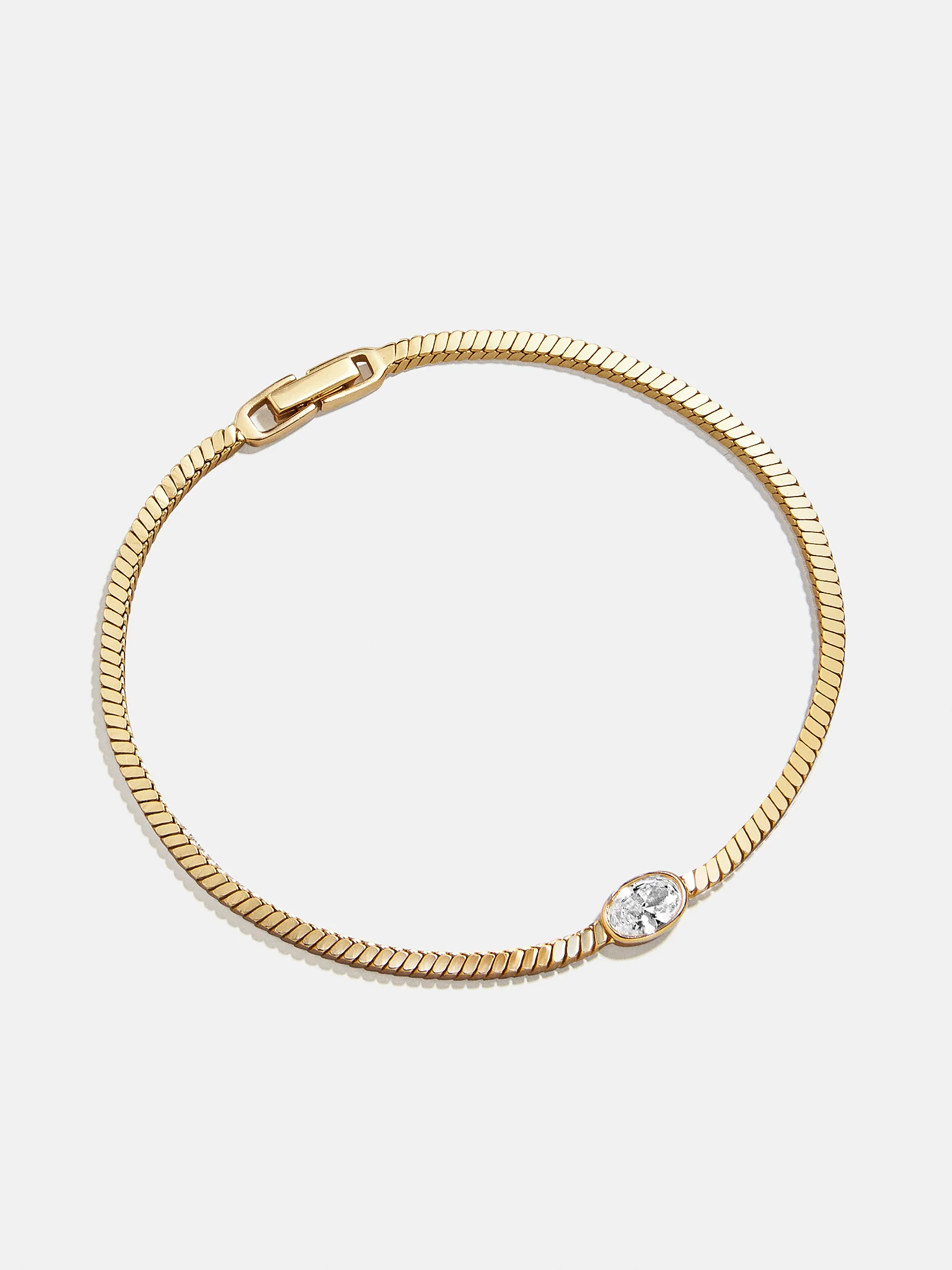 Lana 18K Gold Bracelet - Gold/Pavé - Image 4