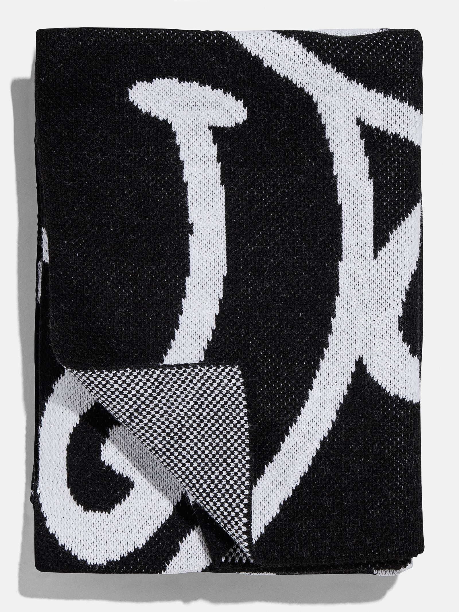 Show Me A Smile Custom Blanket - Black/White - Image 3