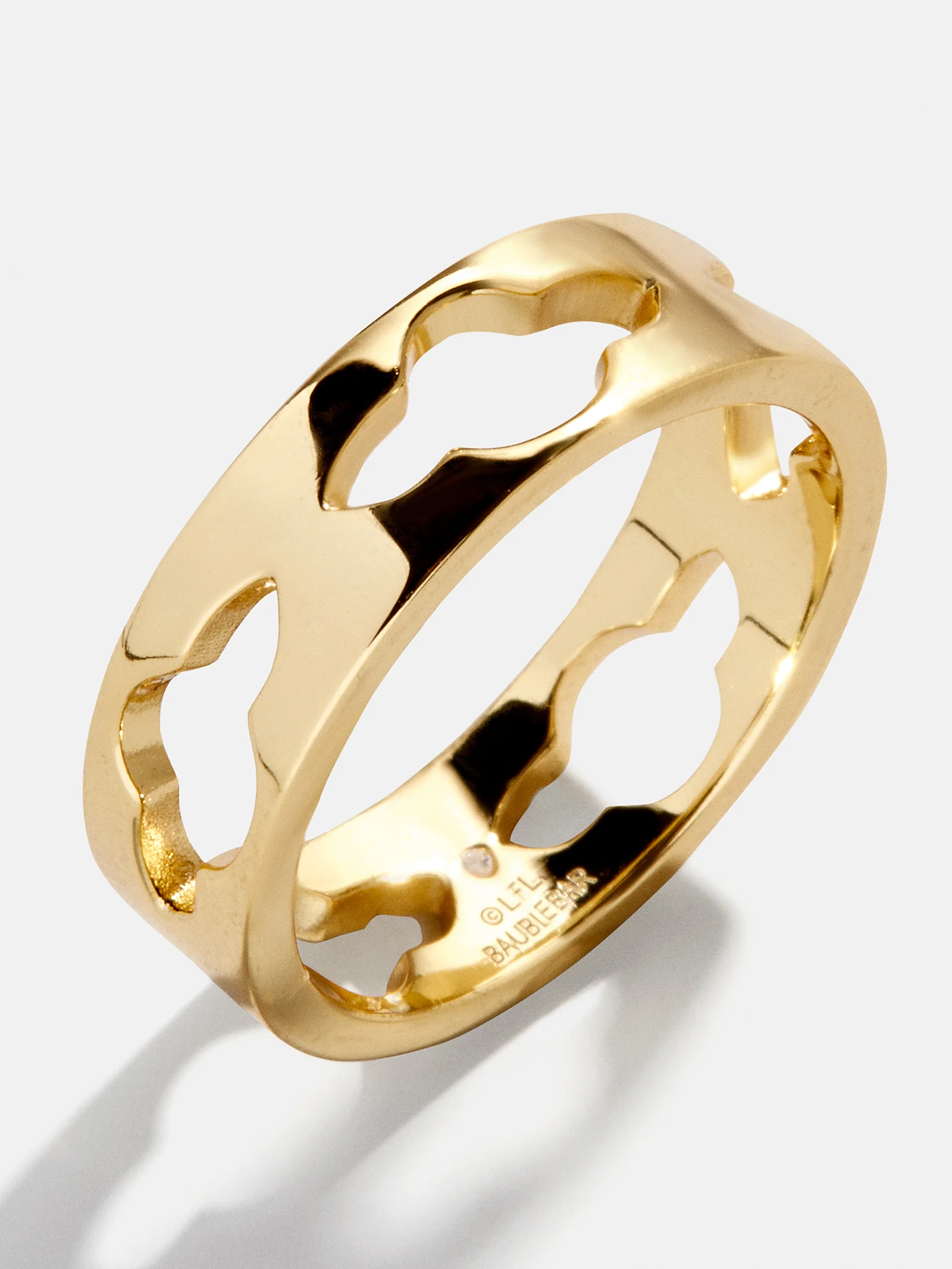 STAR WARS™ GROGU™ 18K Gold Cutout Ring - Gold - Image 3