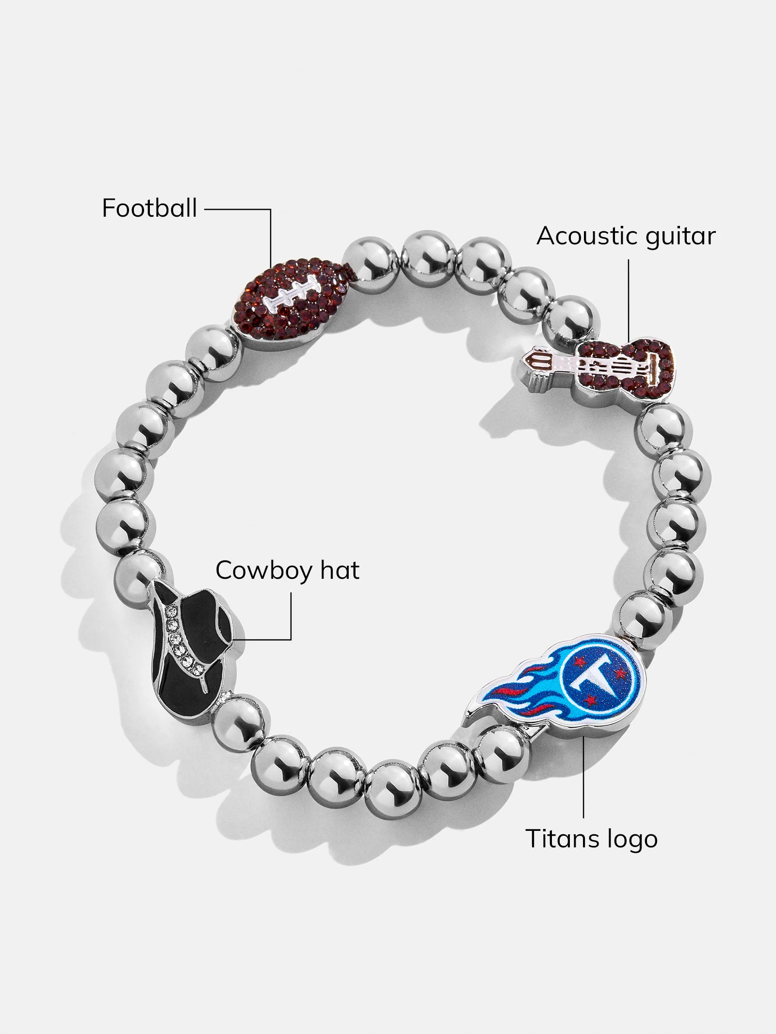 NFL Pisa Charm Bracelet - Tennessee Titans - Image 3