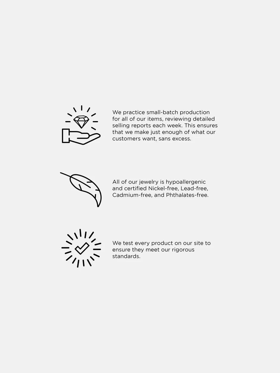 Verbena 18K Gold Earrings - 10MM - Image 5